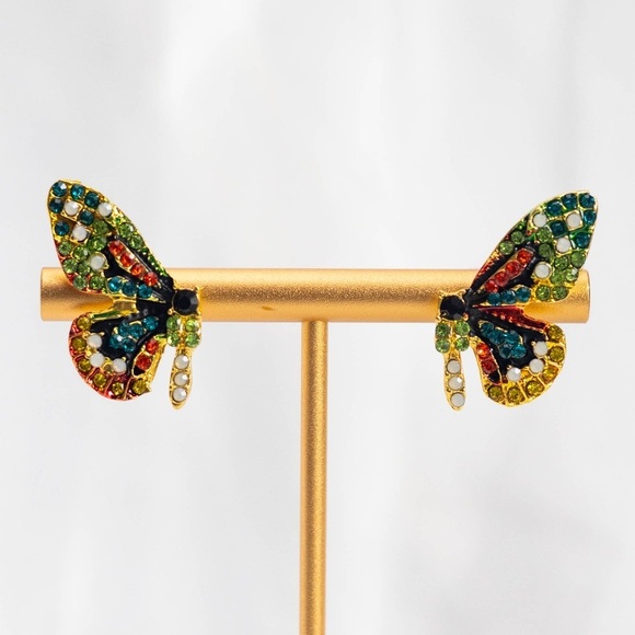 ✨Betsey Johnson Emmie Butterfly Earrings - Picture 4 of 8